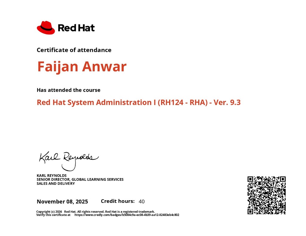 Red Hat System Administration I (RH124 - RHA) - Ver. 9.3